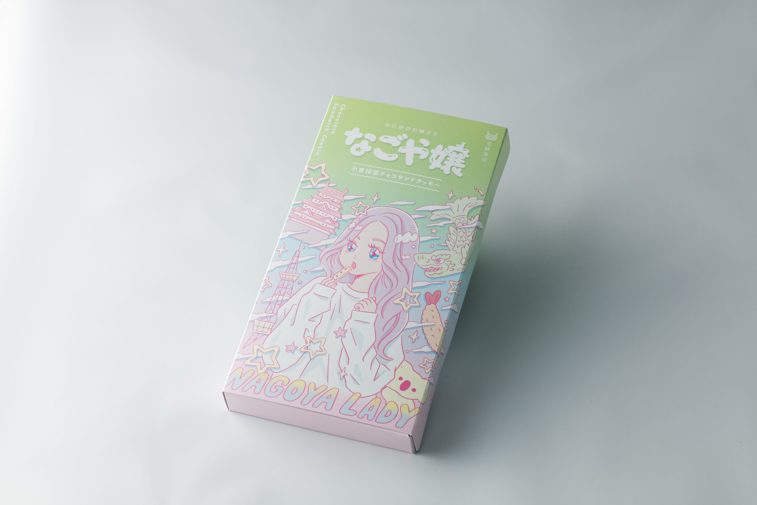 なごや嬢～小倉抹茶チョコサンドクッキー～（16本入り）